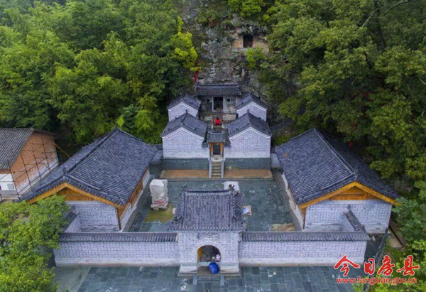 修复工程煞尾阶段的宝堂寺实景