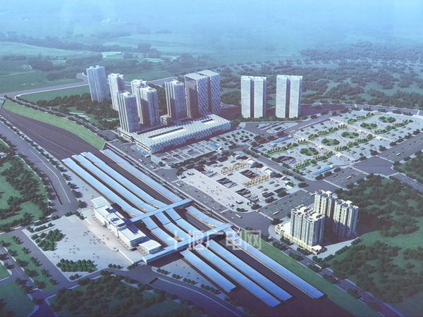 十堰火车站北广场项目建设进展曝光