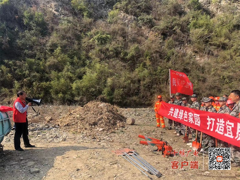 乡林业站对灭火程序进行培训