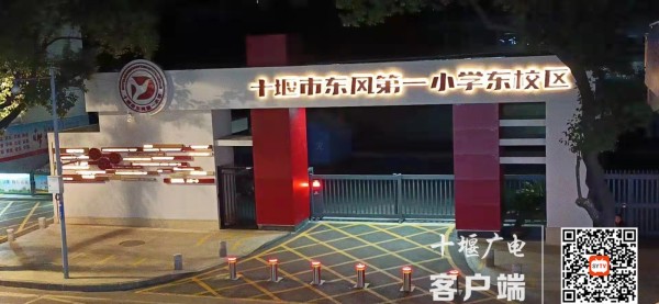 校园大门口（夜景）_副本