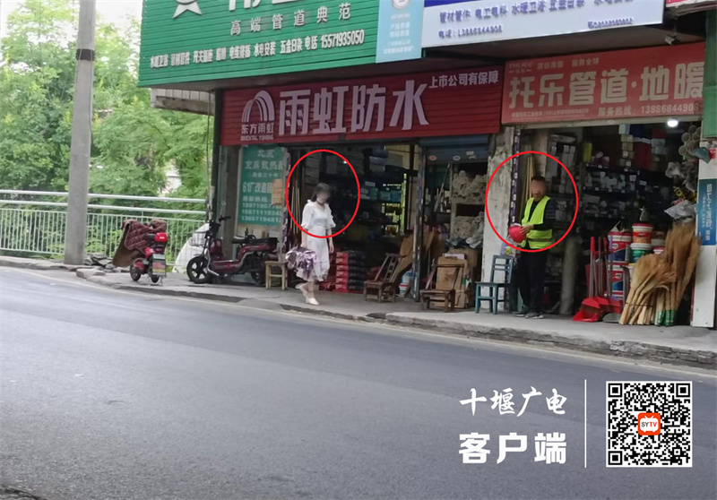 大岭路存在不规范佩戴口罩不文明行为3