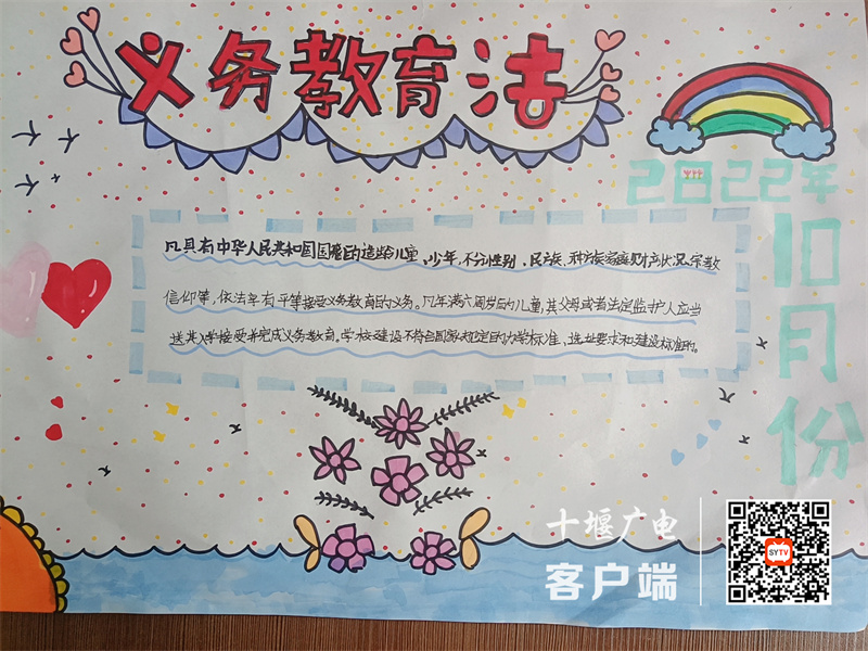 义务教育法手抄报 (1)