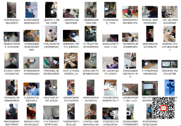 学生们利用手机电脑爱派等参与班会