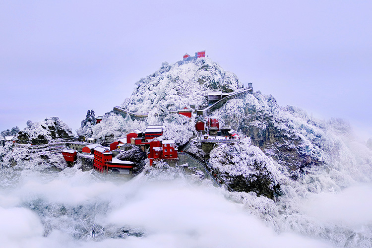 武当山雪景