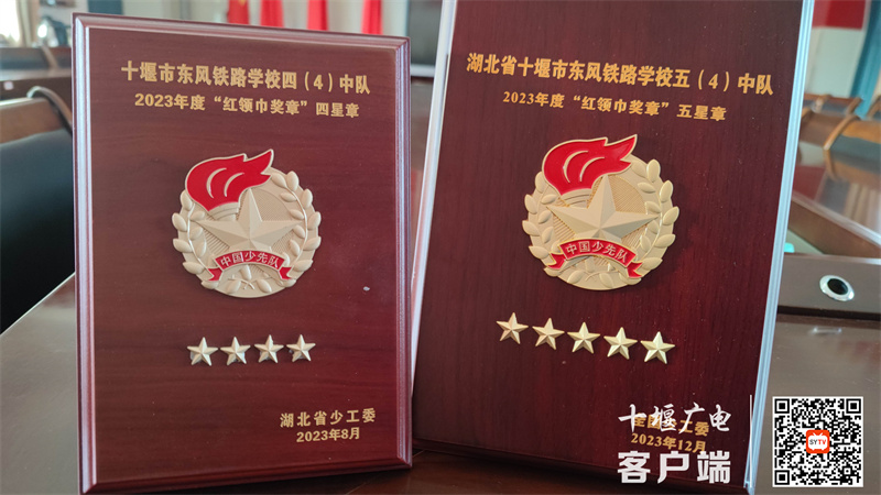 2024.5 十堰市东风铁路学校五（4）中队喜获红领巾奖章五星章 (2)_副本