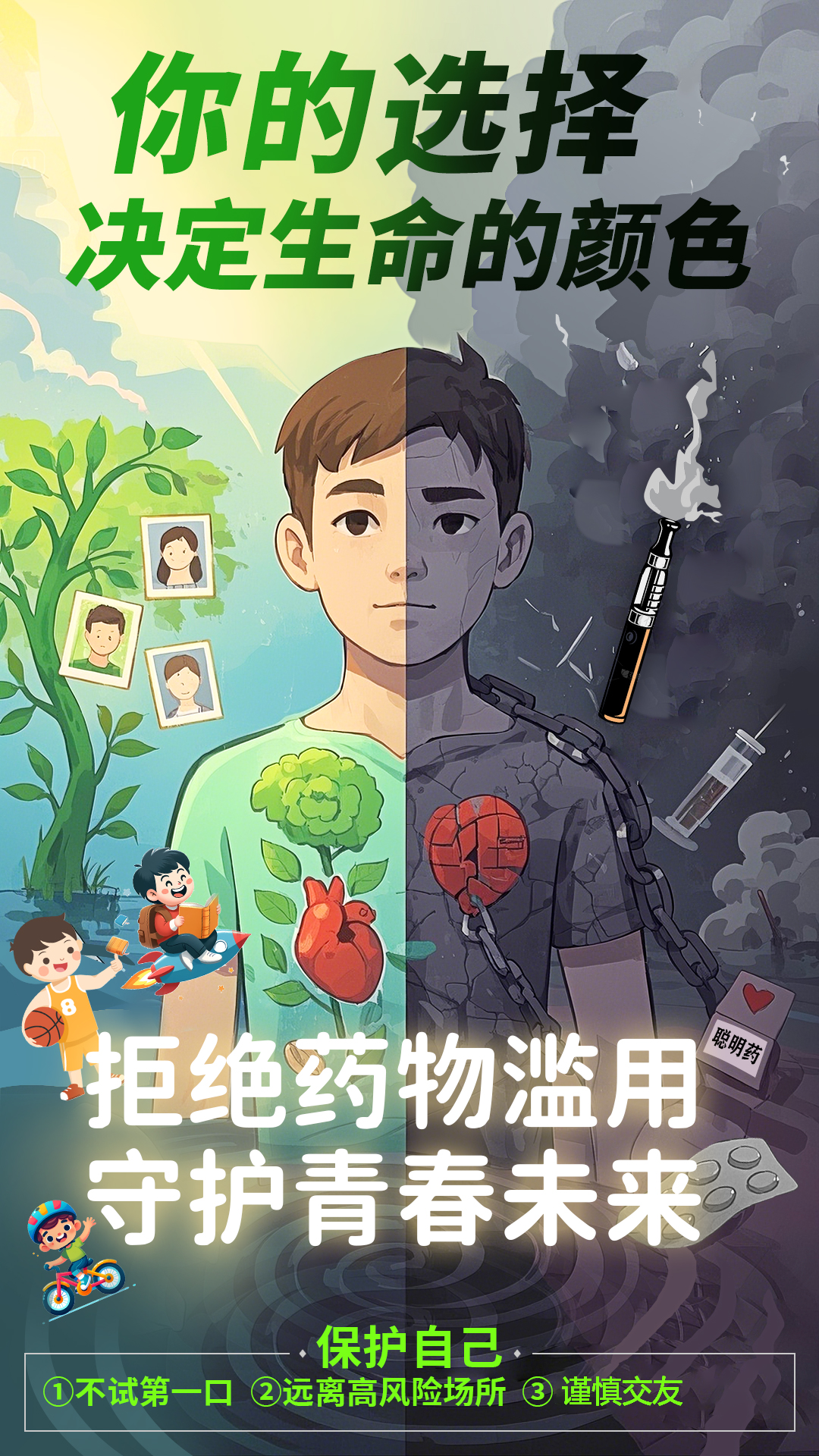 13.《你的选择，决定生命的颜色》（湖南省禁毒办选送）