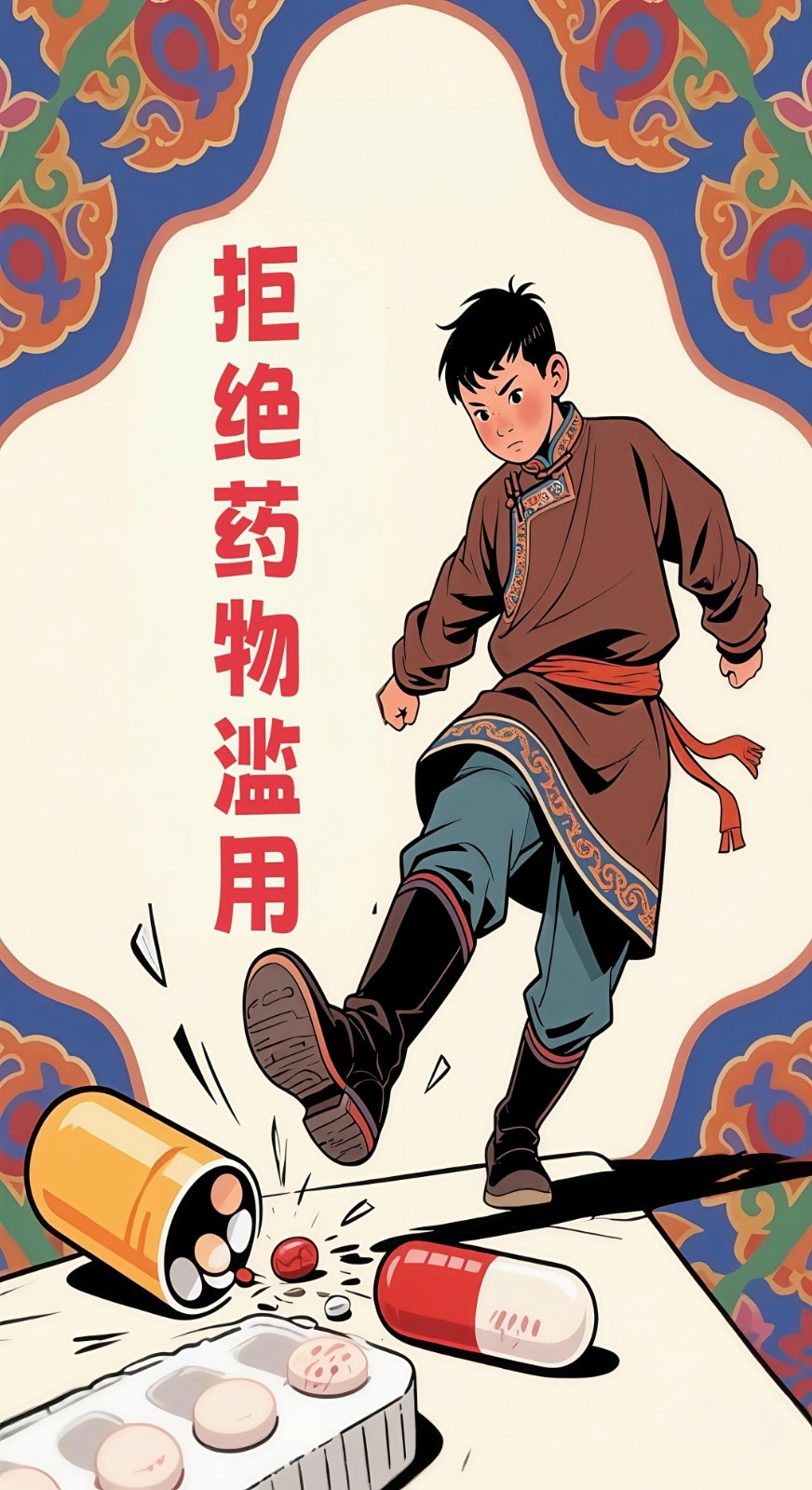 内蒙古海报2青春无毒绽放（系列2）