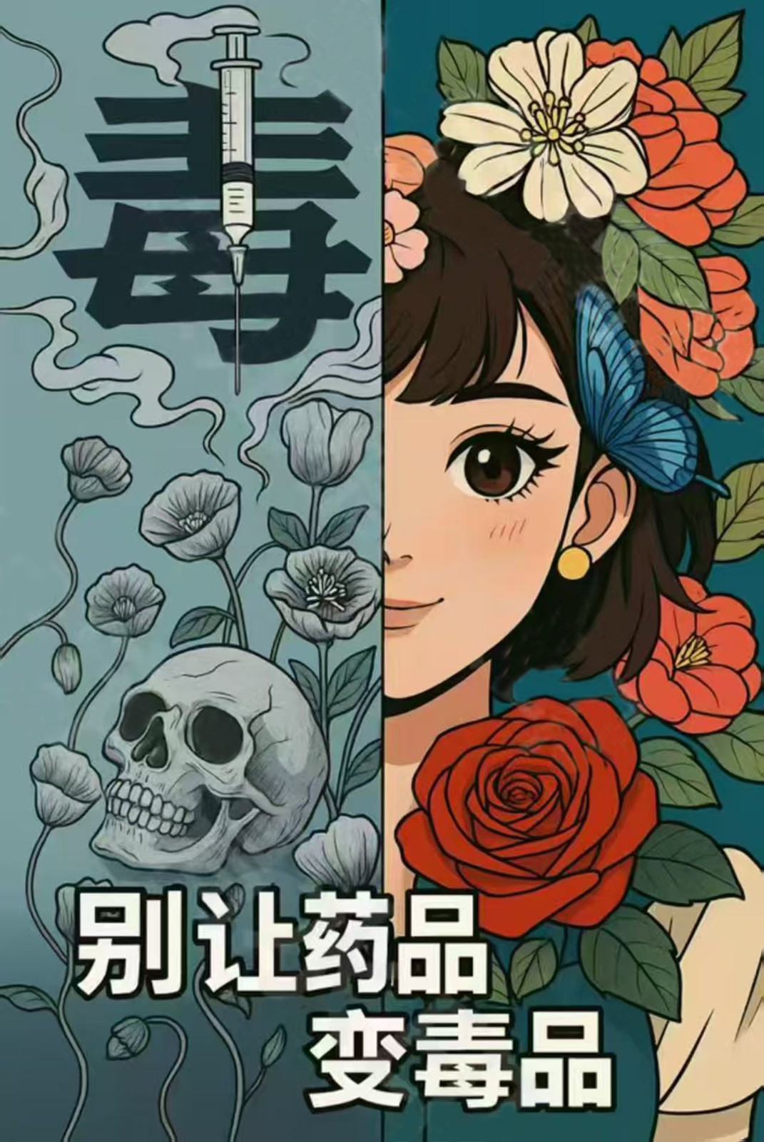25.《药品与毒品：黑白间的抉择》（新疆生产建设兵团禁毒办选送）