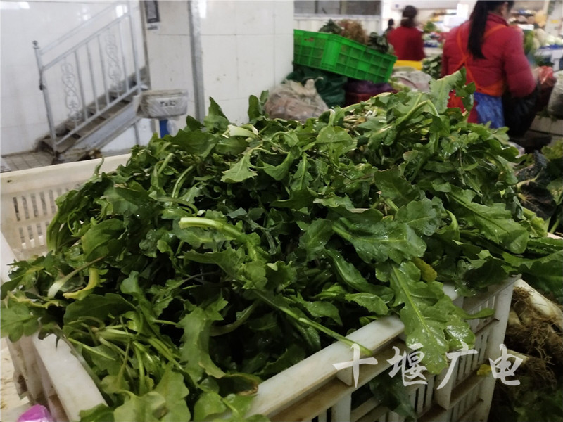 十堰野菜抢"鲜"入市 价格较为亲民