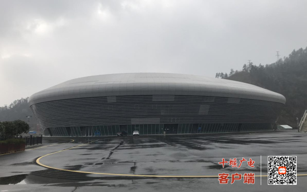 十堰奧體中心遊泳館建設完工現場圖曝光