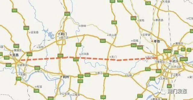 荆门市现有三纵一横高速公路,分别为襄荆高速,随岳高速,枣潜高速和